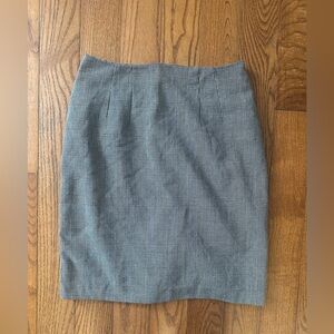 Gray Plaid Women's Skirt